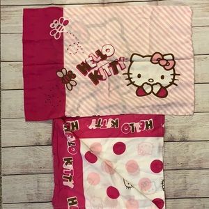Hello Kitty twin sheet set
